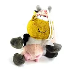 Vaca Roberta Malhada 18cm Pelúcia Com Ventosa Lembrancinha Aniversario Fazendinha