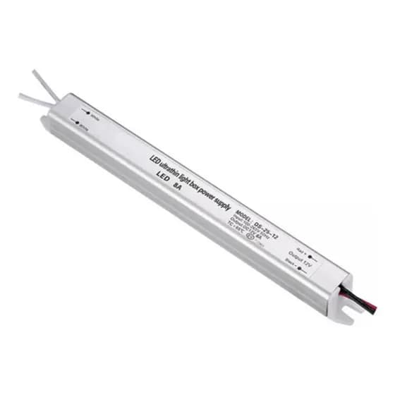 Fonte Slim Driver 12v 8a 96w Para Perfil Fita De Led