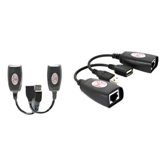 Extensão Adaptador Usb Rj45 Para Escritório Até 150mts