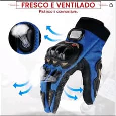 Luva de motoqueiro com proteção sport motocicleta motocross bike esporte