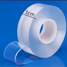 Fita 3m Dupla face extra forte transparente nanogel silicone mágica adesiva cola de parede