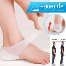 3cm Par Palmilhas De Silicone Invisíveis Para Aumentar Altura calcanhar de silicone
