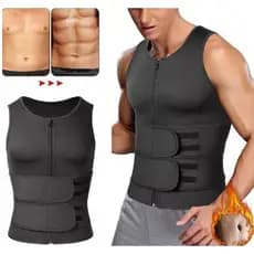 Cinta Abdominal Masculina Alta Compressão com Efeito Sauna