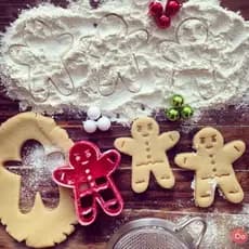 Cortador de biscoito de Natal forma Boneco de gengibre / Gingerbread