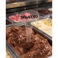 Placa Acrílico Para Sabor Gelato, Sorvete E Açaí Kit 12 Und