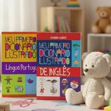 Kit Escolar Meu Primeiro Dicionário Ilustrado Completo Prático Pronta Entrega