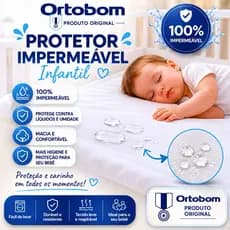 Capa Protetora Colchão Impermeável Berço Ortobom - Protetor Colchão Infantil