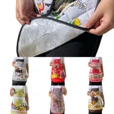 Kit Jogo c/3 Avental de Cozinha Lavanderia Impermeável c/ Bolso