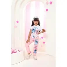 conjunto do stitch infantil roupa para menina infantil blusa e calça do stitch
