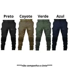Calça Tática RANGER Joelheira Policial Preta Tactical Dacs