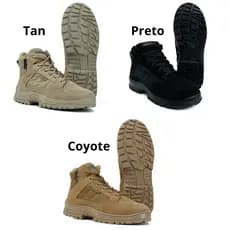 Bota Interceptor Urban Invictus - Cano Curto - Tático Militar Trilha Ultra leve