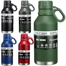 Garrafa Térmica de Água Conserva Quente ou Frio 1200ml de Capacidade Garrafa Resistente Academia