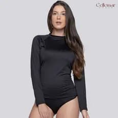 Camisa Térmica Segunda Pele Proteção Uv 50+ Esportiva Academia Malha Fria Unissex D'ocê Modas