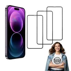 Kit Películas 3d 9h+ iPhone 11 11 Pro 11 Pro Max X Xs Xr Grossa
