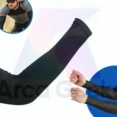 Kit Par de Manguito Mangote Proteção UV Solar Segunda Pele Ciclismo Esportes Militar Tatico Unissex