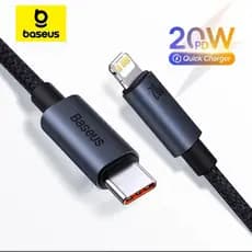 Cabo Turbo iPhone 20w Tipo-c / Lightning Baseus 1MT