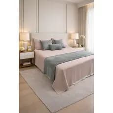 Peseira Decorativa Luxo Canelada casal queen e king