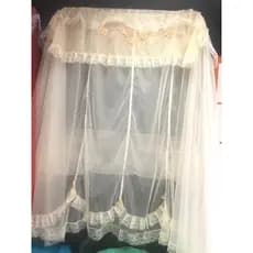 Mosquiteiro Casal e Queen Renda Elegante (Armação Não Incluída)