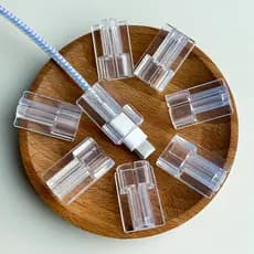 Protetor de Cabo Universal - USB, Tipo C, Celular Transparente Impermeável Anti-Quebra Durabilidade