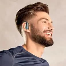 Fone de ouvido Sem Fio Bluetooth TWS Esportivo Design Pendurado Na Orelha Ergonômico K-G37PRO