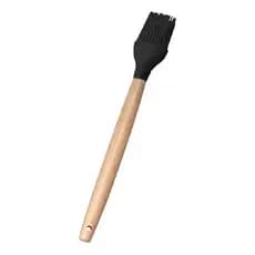 Pincel Culinário de Silicone Cabo De Madeira Decoração Livre BPA - 573K
