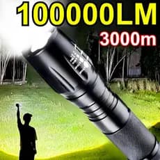Lanterna Tática T6 /X900 Ultra Potente - Mais Forte do Mercado