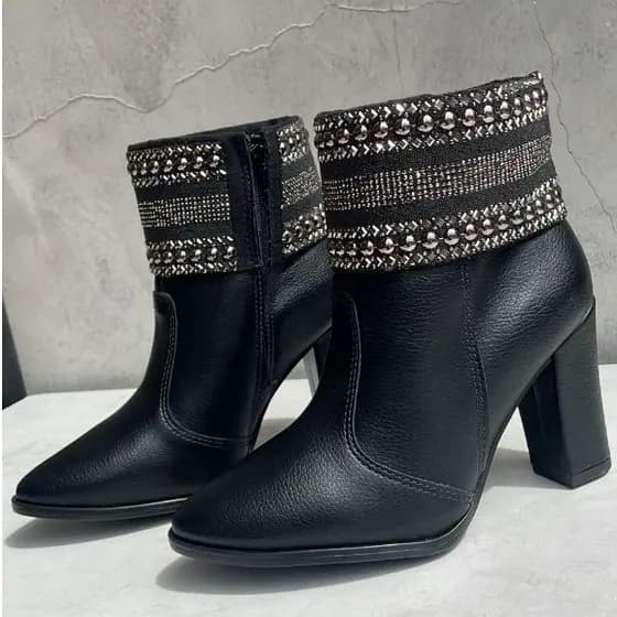 Bota Feminina Cano Curto Beira Rio Lançamento Original