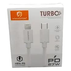 Kit 2 Cabo  Turbo Tip C/iphone H'maston 1m 7/14 Pro Max