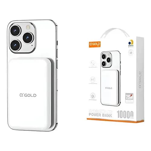 Carregador Por Indução 10000mah Magnético Para Iphone 7.5w