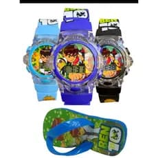 Chinelo relógio musical com led infantil  ben 10  super lançamento para seu filho , novidade e qualidade perto de voce