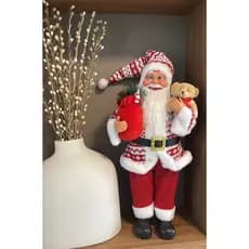 Boneco Papai Noel  Luxo Enfeite Decoração Natalina Casa