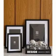 Porta retrato Bronx Preto Paspatur Tokio Desing