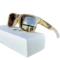 Óculos casual Murph dourado com branco - Dumbbell Sports &amp; NoRep