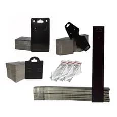 Tag para bijuterias 4 modelos 400 peças (cadeado ,cartela 6x11,pulseira, gravatinha) + 300 saquinhos