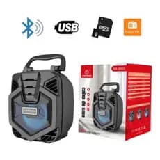 Caixa de Som Bluetooth Rádio FM USB TF Bateria Recarregável