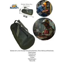 Bolsa Para Ferramentas e Epis em Lona Grossa Forte e Resistente