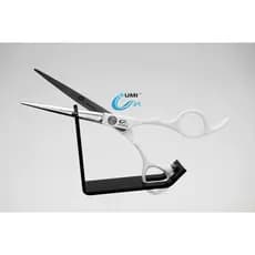 Tesoura UMI ML03B (BRANCO) Corte Profissional para Cabeleireiro e Barbeiro