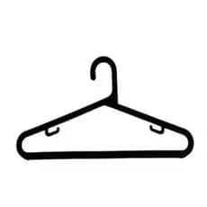 Kit 10 Cabides Adulto Preto Reforçado Organizar Roupas Moda Loja