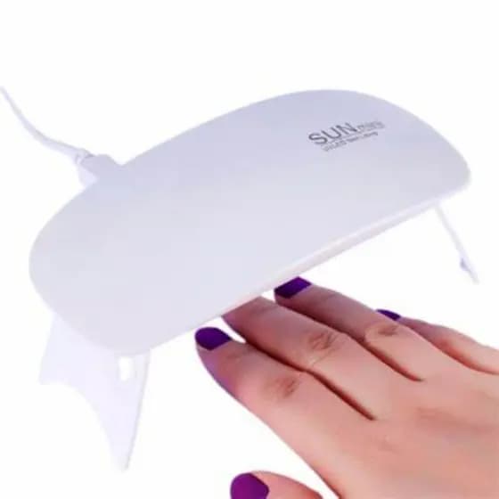 Mini Cabine Forno Secador Esmalte Led Rápida Portátil LED