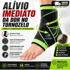 Kit Tornozeleira - Cotoveleira - Joelheira - Munhequeira -  Pulso-Protetor De Compressão Tensor Alívio De Dor No Joelho