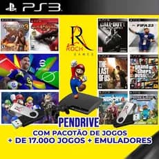 LIBERTE SEU MUNDO DE JOGOS: PENDRIVE ORIGINAL COM 17 MIL JOGOS + EMULADORES PARA PS3 (4.93)! DIVERSÃO SEM LIMITES!