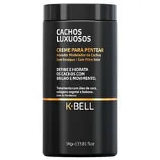 Kit 1 a 3 unidades K-Bell Creme de Pentear Cachos Luxuosos 1Kg