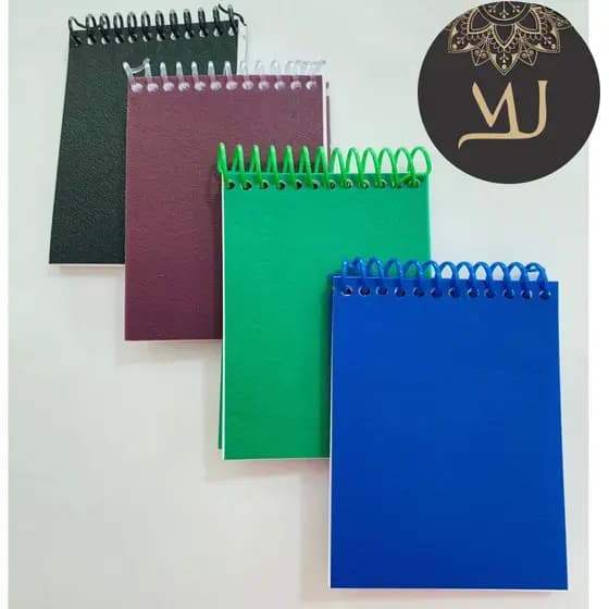 Caderno Pequeno para Anotações 11x7 cm A7 - Sem Pauta/SEM LINHAS - Bloquinho