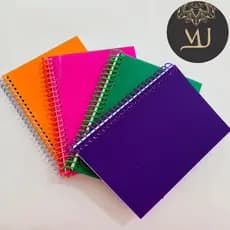 Caderno para Anotações 15,0 x 10,5 cm em Cores A6 - Sem Pauta/SEM LINHAS - Caderneta, Bloco de anotações