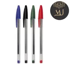 Caneta Esferográfica Bic Cristal Ponta Média/Fina Cores Variadas- Unidade
