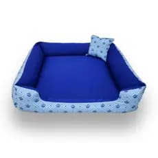 Cama para cachorro caminha G para pet de até 15 kg cama pet 70x70cm com zíper fundo impermeável