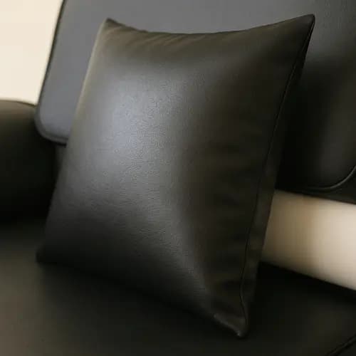Capa Para Almofadas Em Corino Ou Bagum 45 X 45 Cm