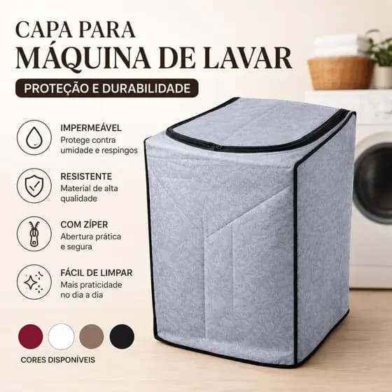 Capa Para Máquina Electrolux Jec Clean Lac 13k 16k 17kg