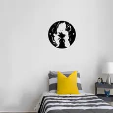 Adesivo Goku Dragon Ball de Parede, Adesivo Decorativo, Adesivo Anime, Adesivo de Parede