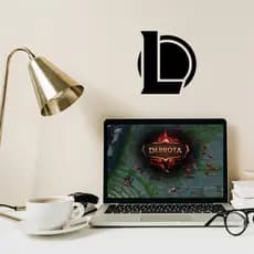 Adesivo de Vinil Logo do Jogo League of Legends, Lol, Adesivo de Parede, Adesivo de Carro, Adesivo de Vidro, Decoração